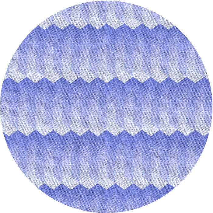 Square Patterned Light Slate Blue Rug, pat3248blu