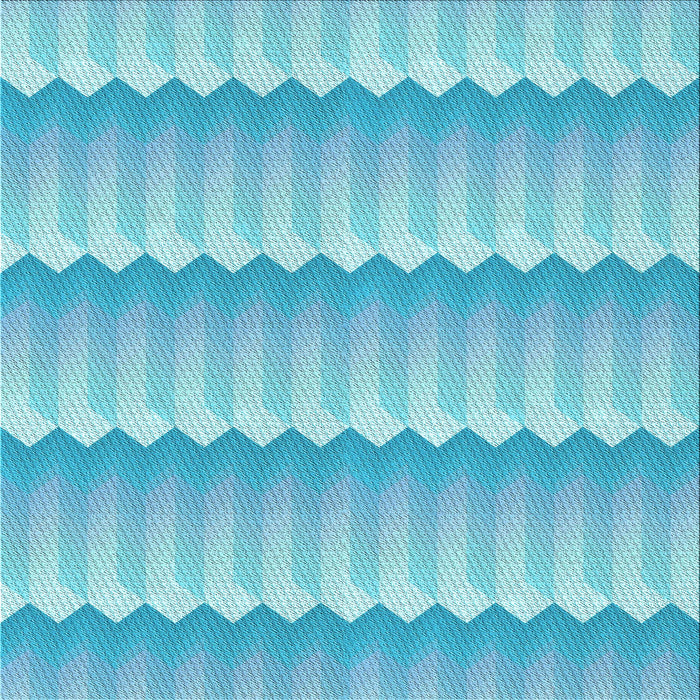 Round Patterned Blue Rug, pat3248lblu