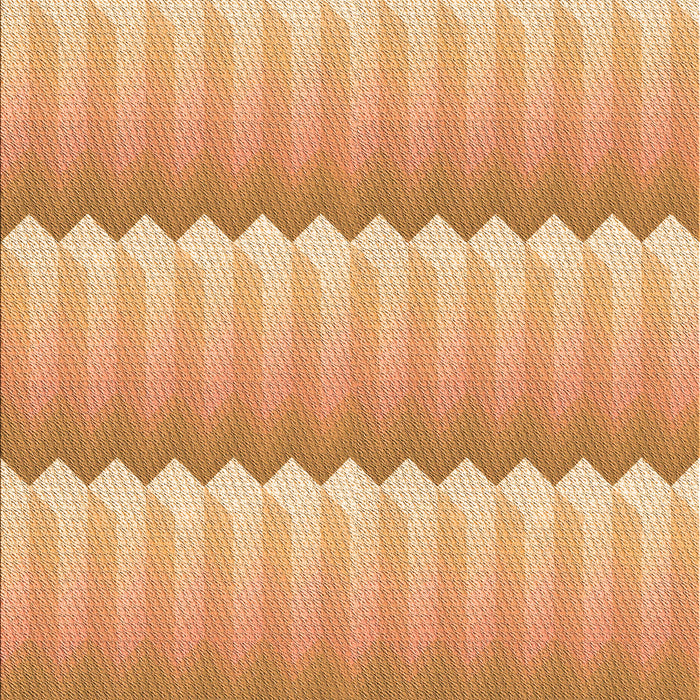 Patterned Yellow Orange Rug, pat3248org