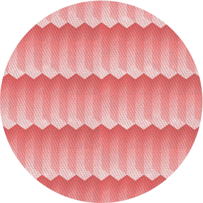 Square Patterned Pastel Pink Rug, pat3248rd