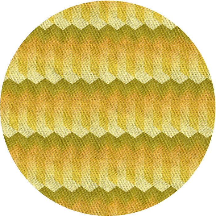 Square Patterned Bright Gold Yellow Rug, pat3248yw