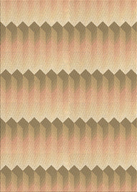 Machine Washable Transitional Bronze Brown Rug, wshpat3249brn