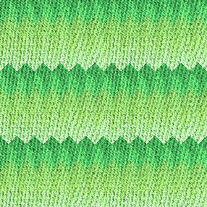 Machine Washable Transitional Emerald Green Rug, wshpat3249grn