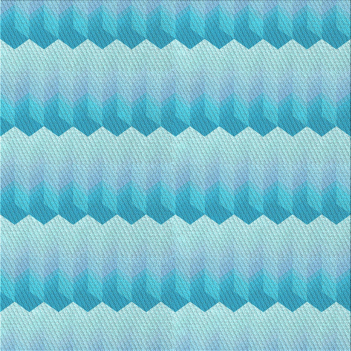 Round Patterned Blue Rug, pat3249lblu