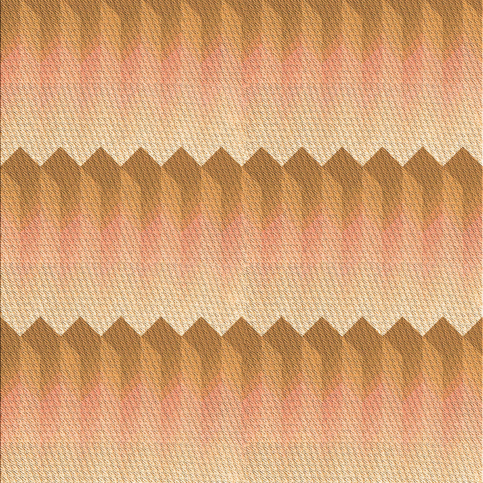 Patterned Yellow Orange Rug, pat3249org