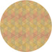 Square Machine Washable Transitional Saffron Yellow Rug in a Living Room, wshpat325brn