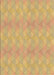 Patterned Saffron Yellow Rug, pat325brn
