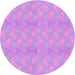 Square Patterned Violet Purple Rug, pat325pur