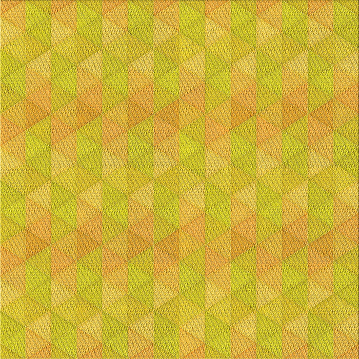 Round Patterned Yellow Rug, pat325yw