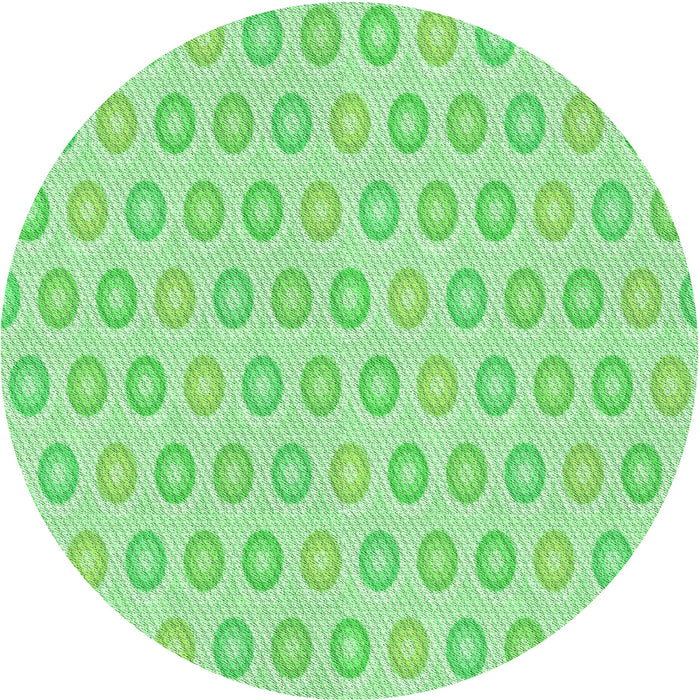 Square Patterned Green Rug, pat3250grn