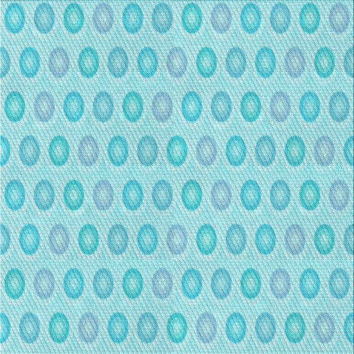 Round Patterned Diamond Blue Rug, pat3250lblu