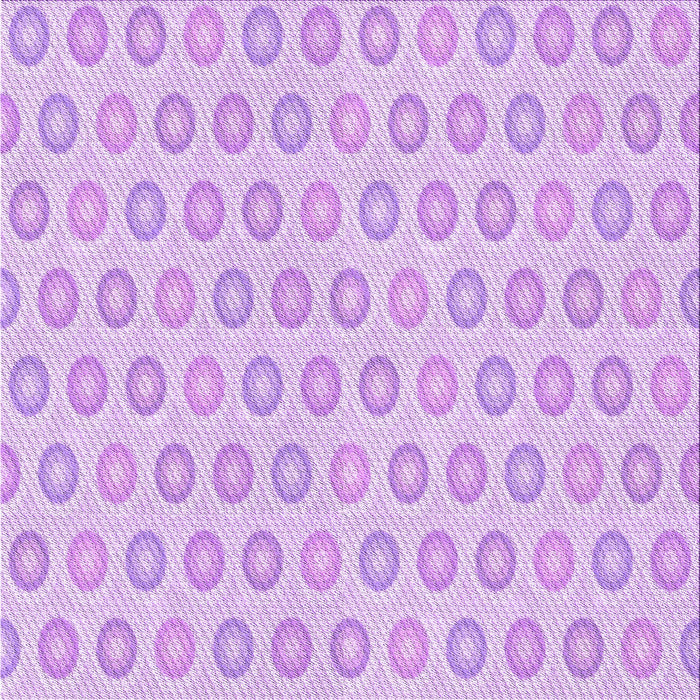 Round Patterned Purple Rug, pat3250pur