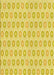 Machine Washable Transitional Yellow Rug, wshpat3250yw