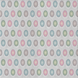 Square Patterned Platinum Gray Novelty Rug, pat3250