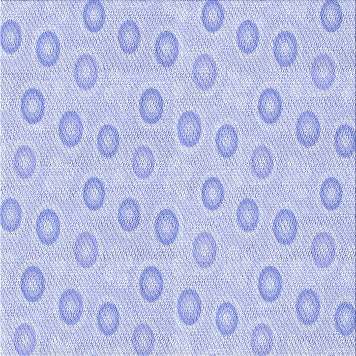 Round Patterned Sky Blue Rug, pat3251blu