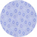 Square Patterned Sky Blue Rug, pat3251blu