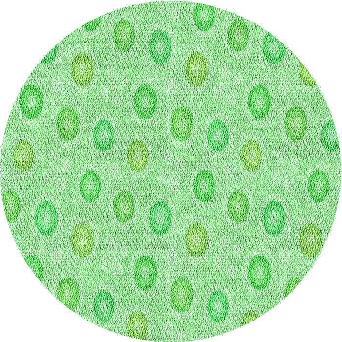 Square Machine Washable Transitional Green Rug in a Living Room, wshpat3251grn