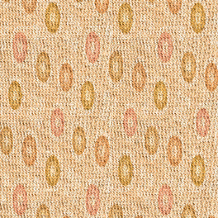 Patterned Orange Rug, pat3251org