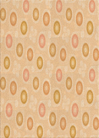 Machine Washable Transitional Orange Rug, wshpat3251org