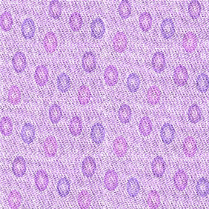 Round Machine Washable Transitional Purple Rug, wshpat3251pur