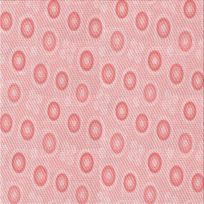Round Patterned Red Rug, pat3251rd