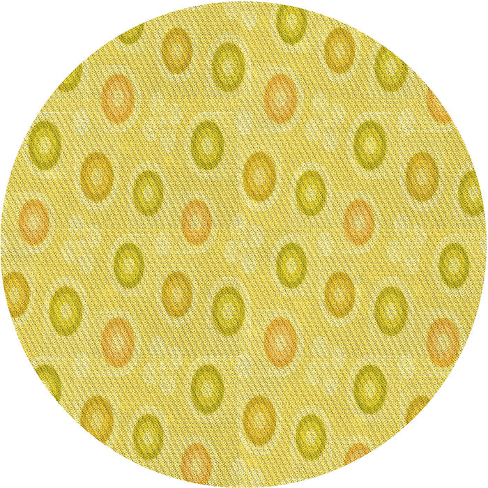 Square Patterned Yellow Rug, pat3251yw