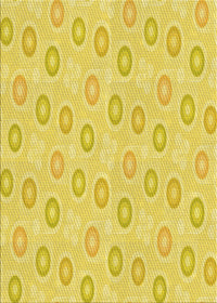 Machine Washable Transitional Yellow Rug, wshpat3251yw