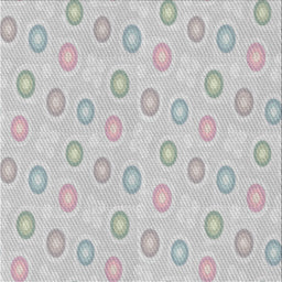 Square Patterned Platinum Gray Novelty Rug, pat3251