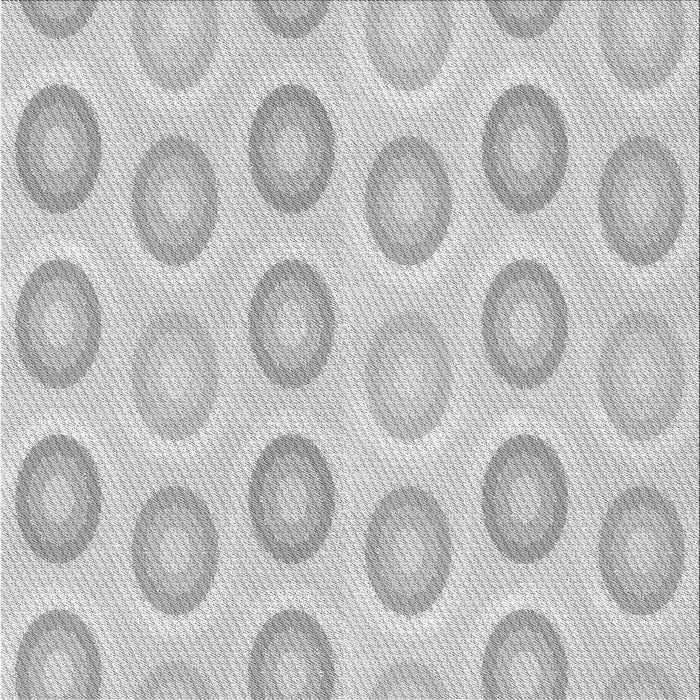 Round Patterned Dark Gray Rug, pat3252gry