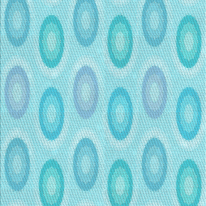 Patterned Blue Turquoise Green Rug, pat3252lblu