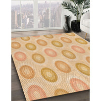 Patterned Orange Rug, pat3252org