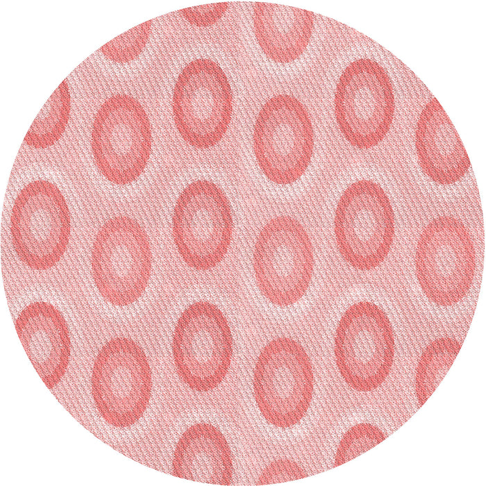 Square Patterned Red Rug, pat3252rd