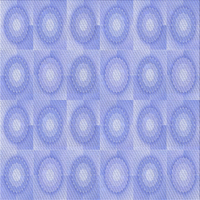 Round Machine Washable Transitional Sky Blue Rug, wshpat3253blu