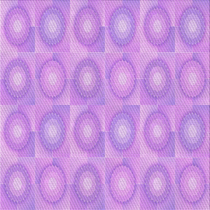 Round Patterned Violet Purple Rug, pat3253pur