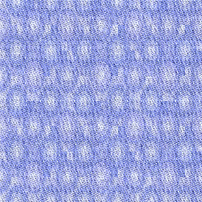 Round Machine Washable Transitional Sky Blue Rug, wshpat3254blu