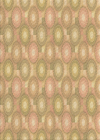 Machine Washable Transitional Yellow Orange Rug, wshpat3254brn