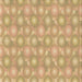 Round Patterned Yellow Orange Rug, pat3254brn