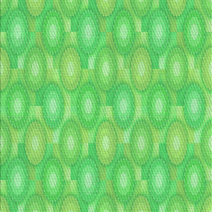 Machine Washable Transitional Neon Green Rug, wshpat3254grn