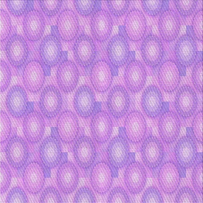Round Patterned Violet Purple Rug, pat3254pur