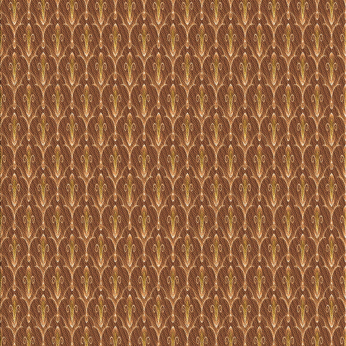 Patterned Tomato Red Rug, pat3255org