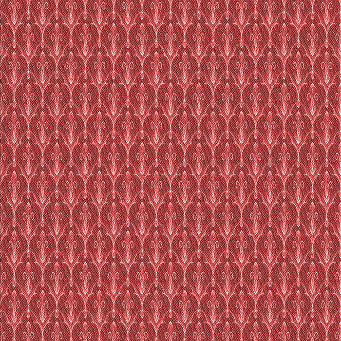 Patterned Red Rug, pat3255rd