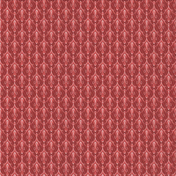 Round Patterned Red Rug, pat3255rd