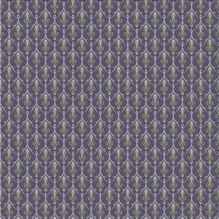 Square Patterned Dark Gray Novelty Rug, pat3255