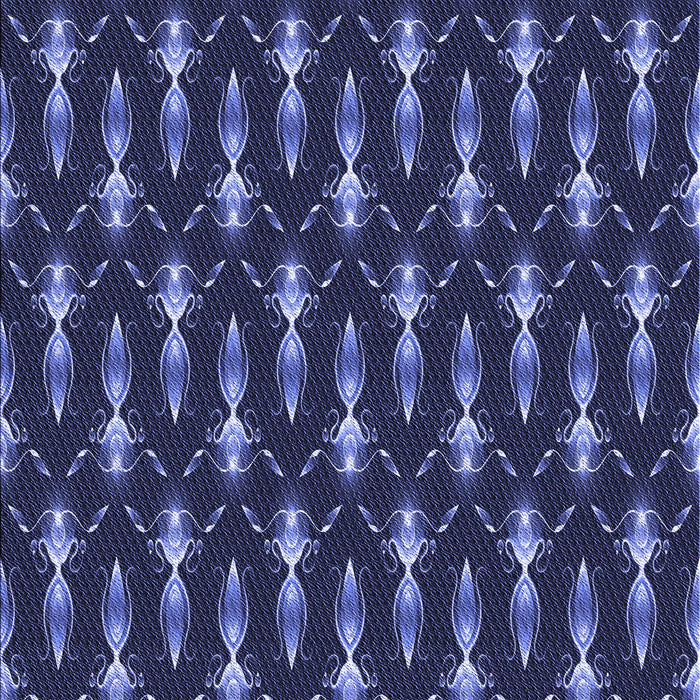 Patterned Midnight Blue Rug, pat3256blu