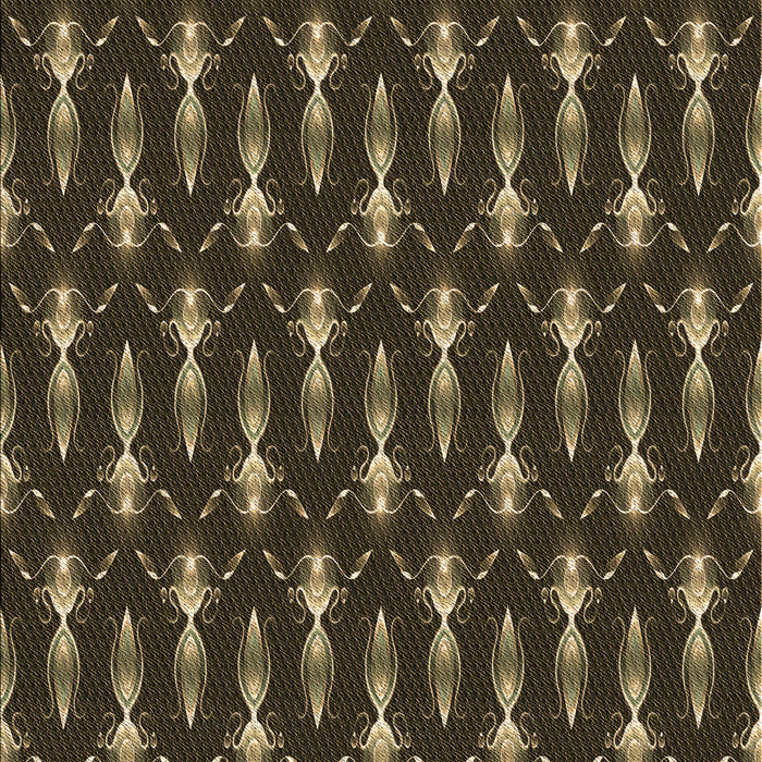 Machine Washable Transitional Brown Rug, wshpat3256brn