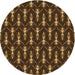 Square Patterned Light Brown Rug, pat3256org