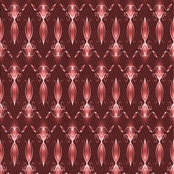 Patterned Red Rug, pat3256rd