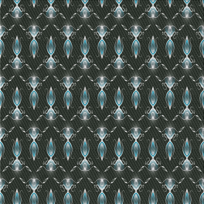 Square Patterned Mid Gray Novelty Rug, pat3256