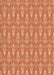 Patterned Orange Rug, pat3257brn