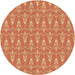 Square Machine Washable Transitional Orange Rug in a Living Room, wshpat3257brn